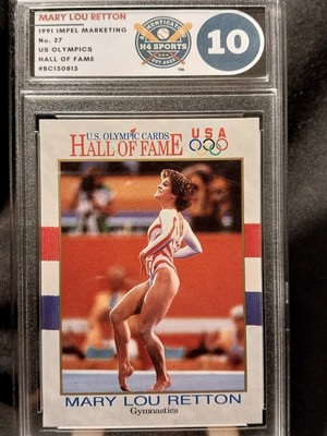 1991 Impel - U.S. Olympicards Hall of Fame - Mary Lou Retten - Graded Mint 10