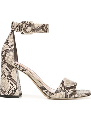 Женские бежевые босоножки-клеш со змеиным носком Elizabeth от SAM EDELMAN, 9 М
