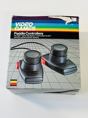 Gemini Video Games Paddle Controllers for Atari 2600 Sears Tele Games Commodore