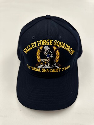 The Corps Valley Forge Squadron Sea Cadet Logo Blue Baseball Cap Hat One Size