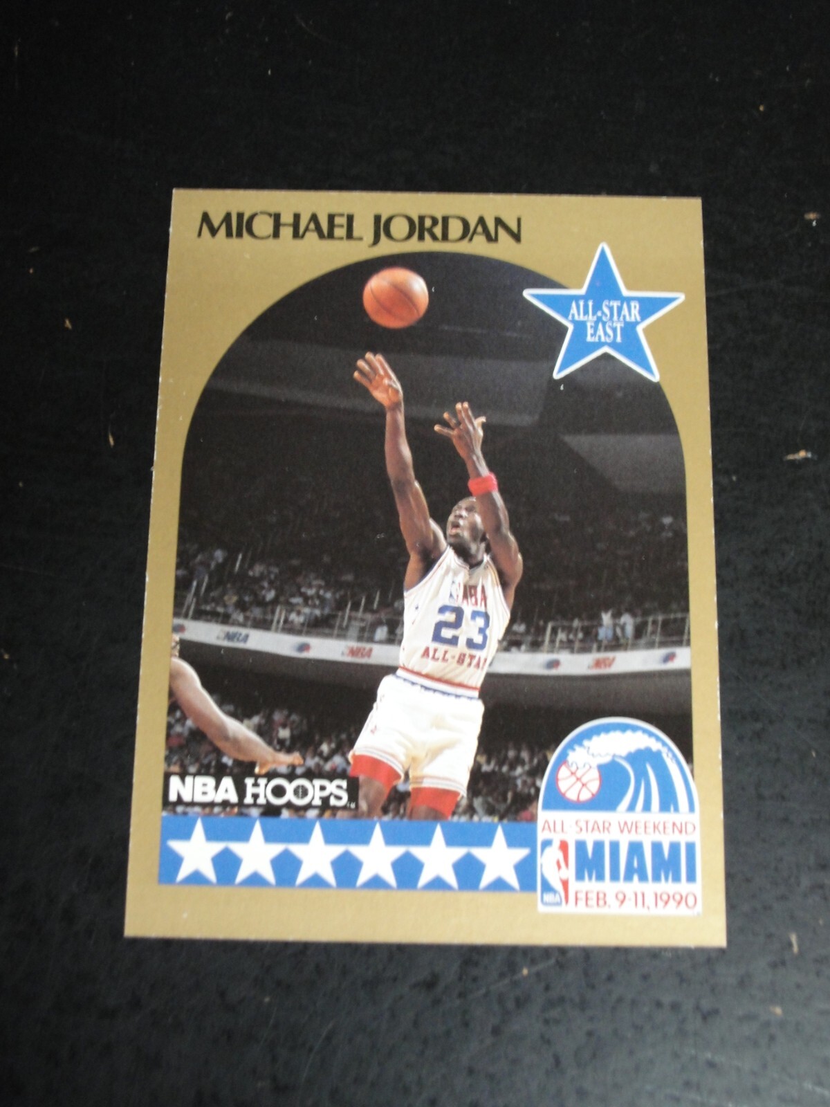 1990 NBA Hoops Michael Jordan All Star Weekend Miami Card No