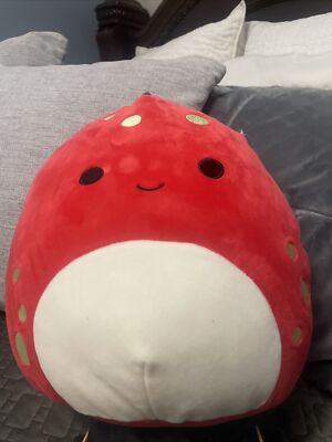 Squishmallows Original 7,5 Zoll – Dolan Der Rote Dino, 19 Cm Kuscheliges Plüschtier
