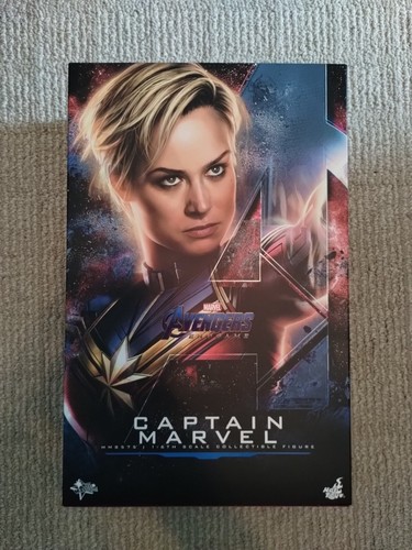 Mms575 Captain Marvel Endgame- In Hand Ready To Ship!