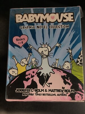 Babymouse Collection Book Set 1-8 by Matthew & Jennifer Holm NEW 8 Books