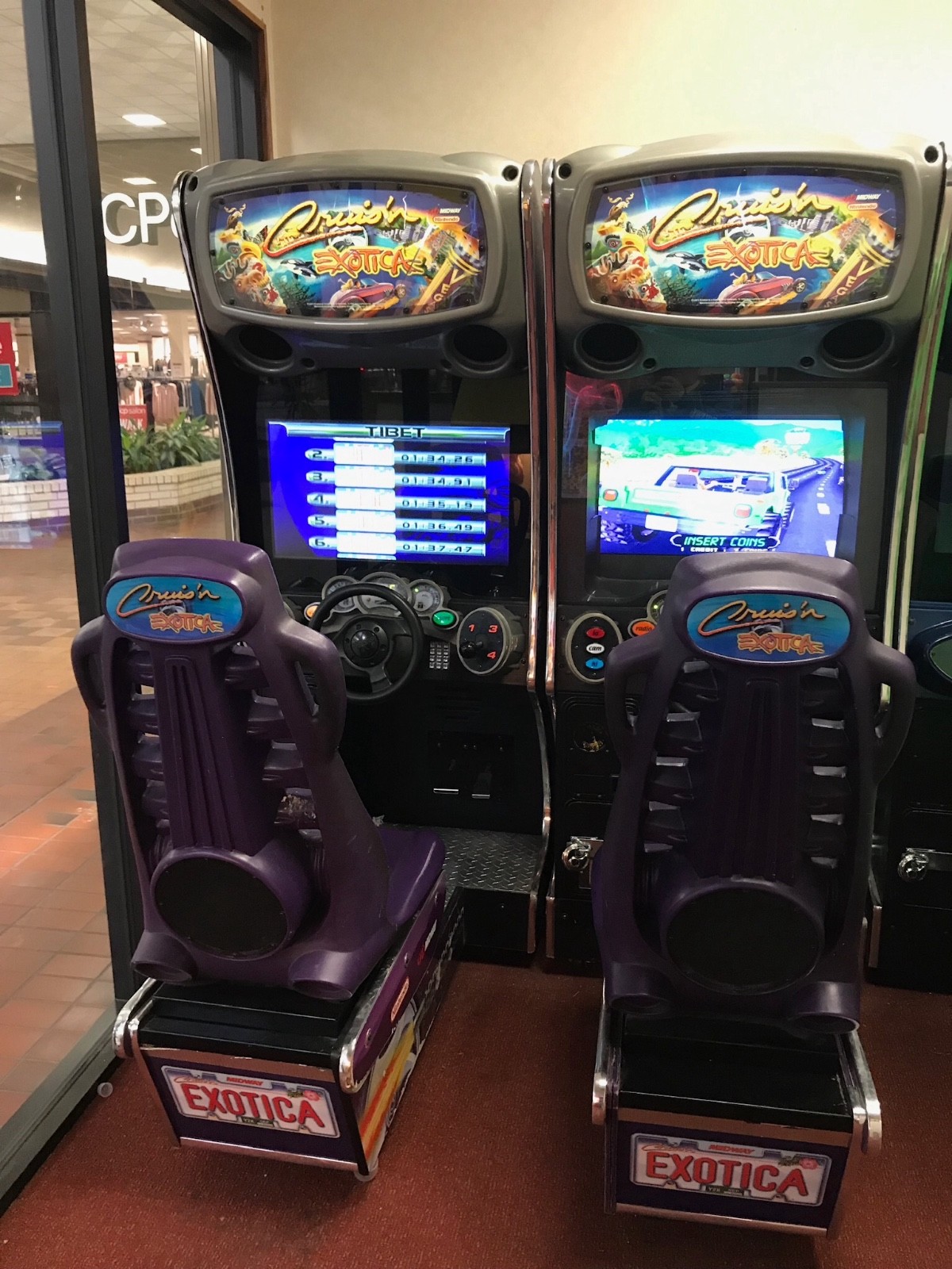Faster Than Speed Arcade Games linked pair