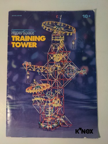 USED KNEX HyperSpace Training Tower Manual Only - No Pieces