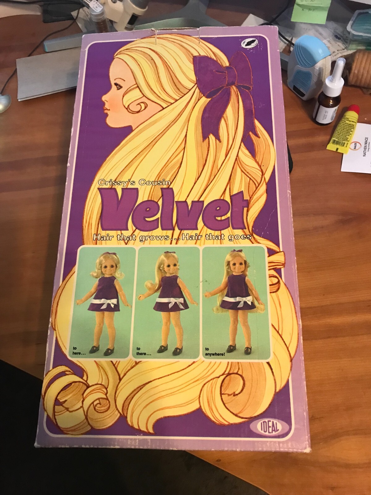 1970 Ideal Crissy Crissy's Cousin Velvet Doll Growing Blonde Hair
