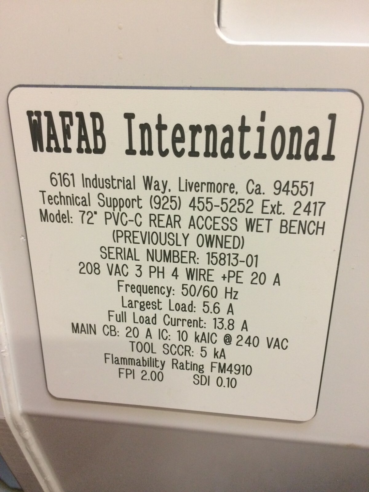 WAFAB International 72