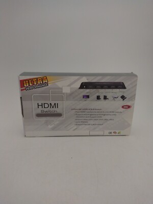 4 Port 8K HDMI 2.1 Switch 4 in 1 out 4K 120Hz HDR 2.1 Switcher 4X1 HDCP 2.3.187