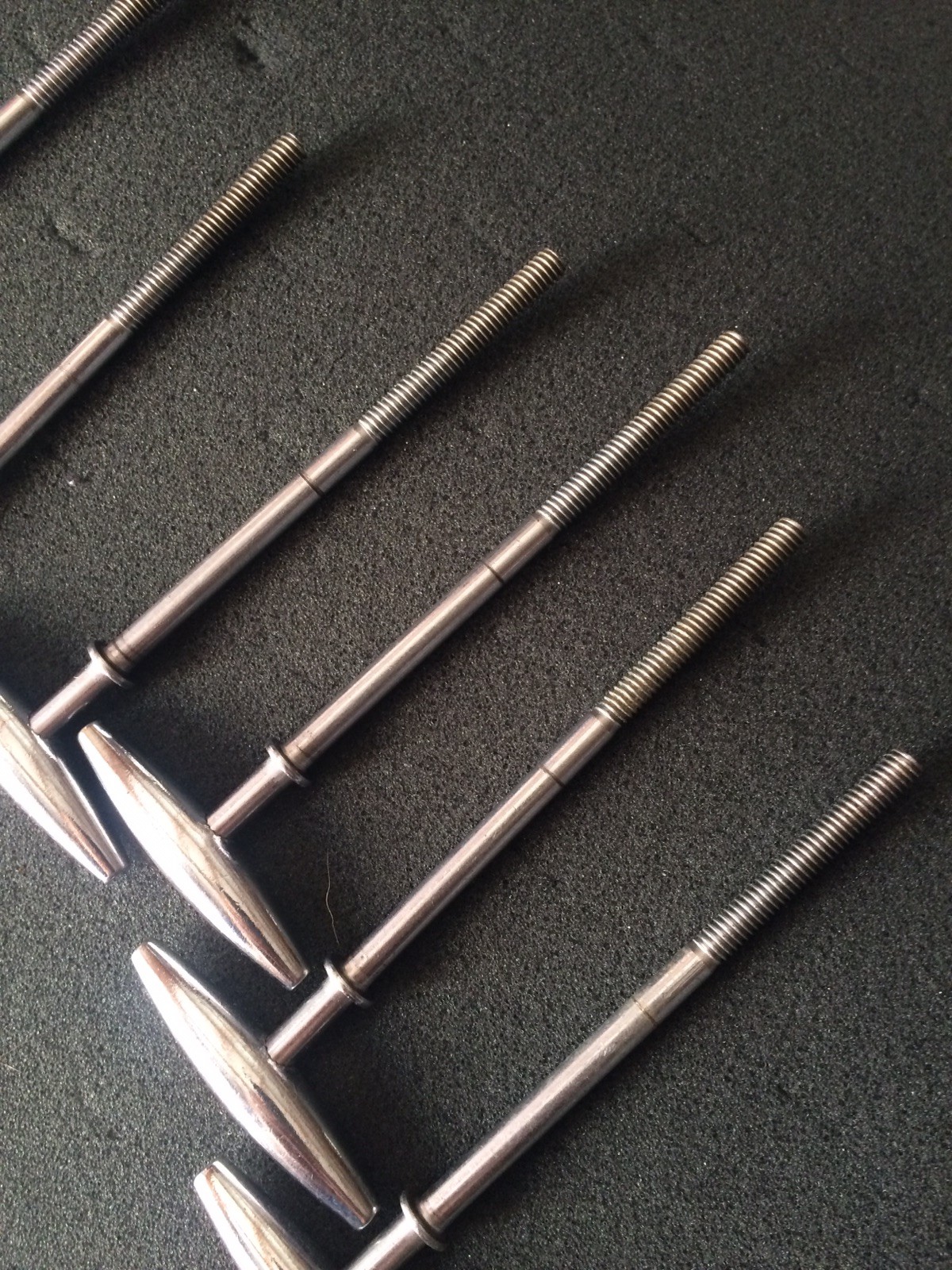 Vintage Gretsch Bass Drum T Rods (10) Drop G
