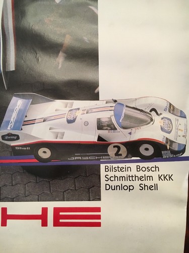 1000 KM Nurburgring ‘84 Original Factory Poster