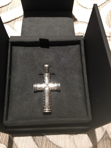 David Yurman Chevron Sterling Cross