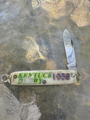 1958 KENTUCKY DERBY POCKET KNIFE SOUVENIR