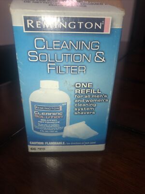 Remington Cleaning Solution & Filter One Refill  Men and Women CC-100 New