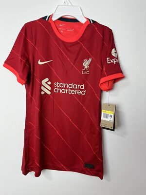 Nike Liverpool FC 2020-21 Stadium Home Women Soccer Jersey Size Small DB2539-688