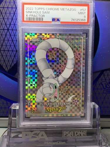 2022 Topps CHROME MetaZoo #57 Sinkhole Sam X-Fractor Series