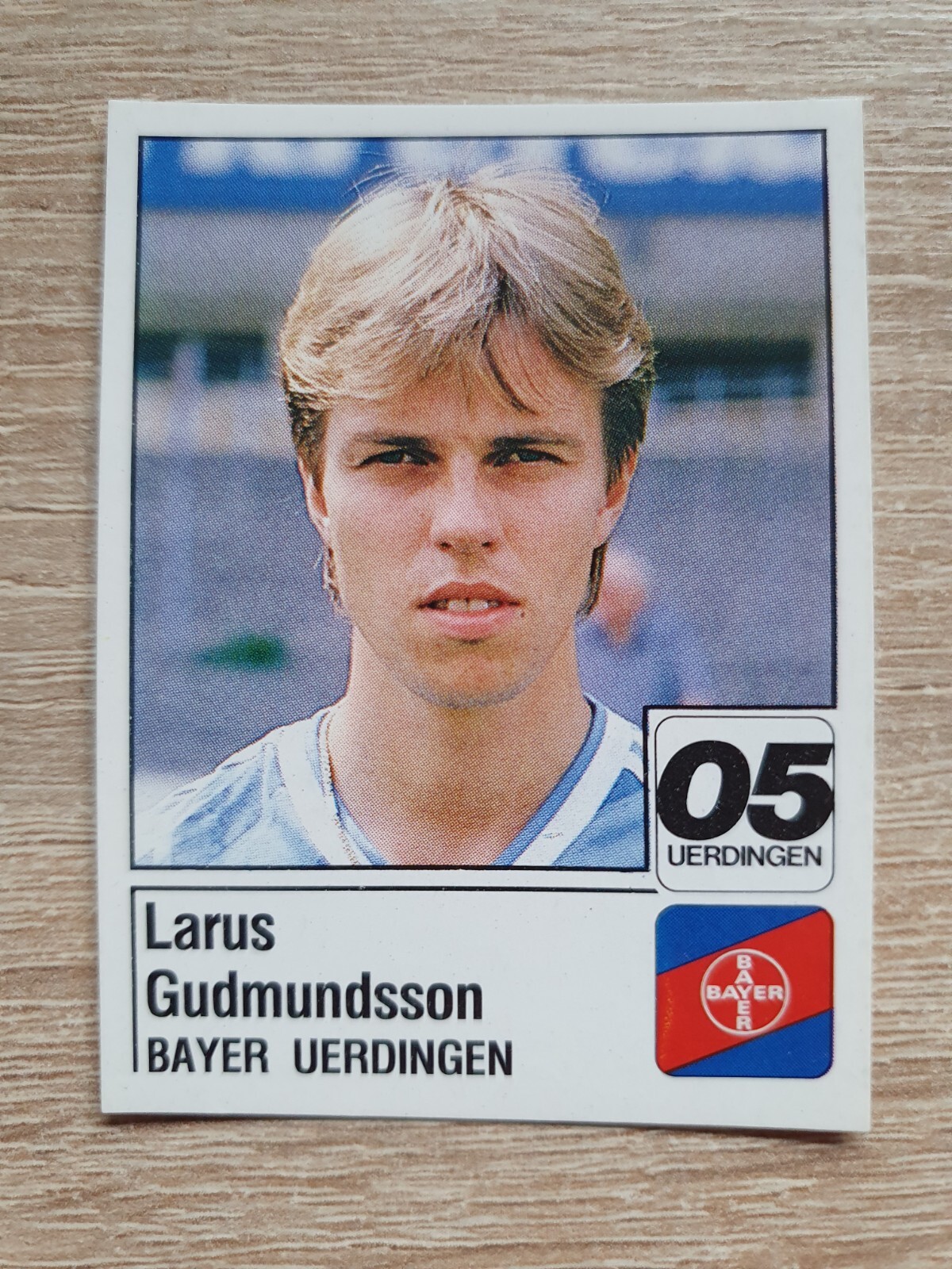 Panini Fussball 87 Larus Gudmundsson 315 Bayer Uerdingen 04