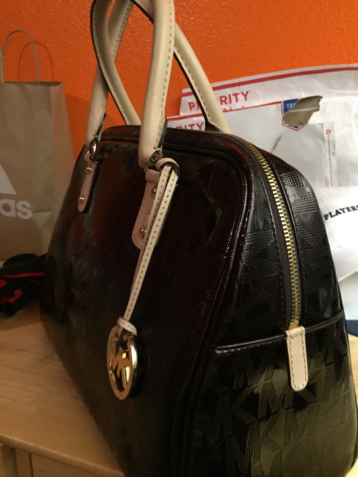 Michael Kors 2010 Collection Handbag [BROWN/BLACK] (READ DESCRIPTION)