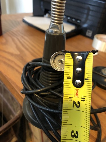 Lot Of 2 MAG MAGNET MOUNT Black Antenna UHF Radio