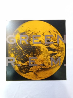 R.E.M. REM Green Vinyl Album Promo Art Poster Flat