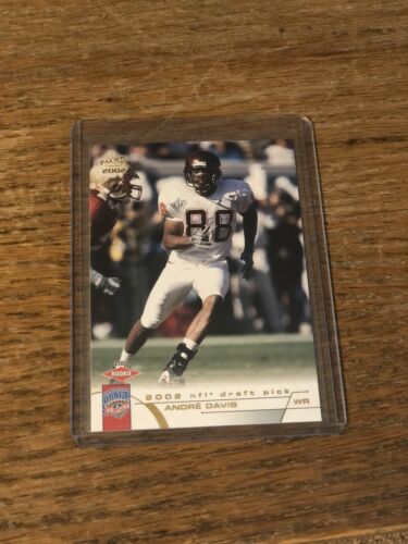 2002 Pacific Andre Davis Rookie Card Wide Receiver. rookie card picture