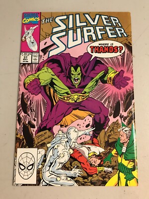 SILVER SURFER #37 NM 1990 - COPPER AGE