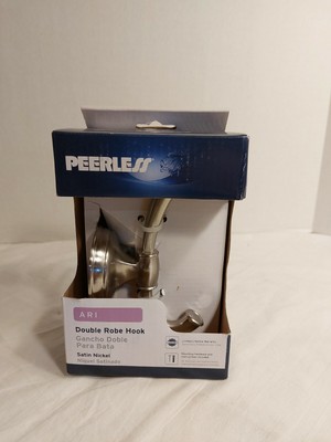 Peerless ARIR35-SN Ari Bath Towel & Robe Hook Satin Nickel Finish