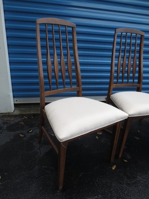 Rare Set 4 Dining Chairs Keller Mid-century Modern Eames Era MCM Tall Four