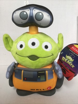 Toy Story Alien Pixar Remix Plush With  WALL-E   ~  8 1/2'' LIMITED RELEASE  NWT