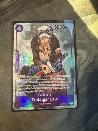 LA ONE PIECE カード One Piece TCG Trafalgar Law OP01-002 Leader Alt Art | eBay