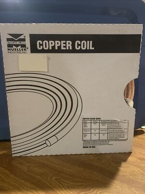 Copper Coil 3/8-in OD x 10-ft Utility 685768451792 Mueller Streamline D06010PSE