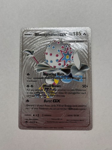 Silver Foil Card Collection Blacephalon GX Mind Blown Display Card