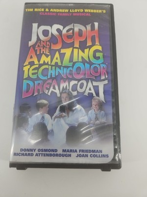 Joseph And The Amazing Technicolor Dreamcoat Donny Osmond VHS Clam 