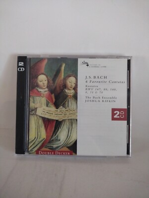J. S. Bach - The Bach Ensemble, Joshua Rifkin   6 Favourite Cantatas: 2XCD (NEW)