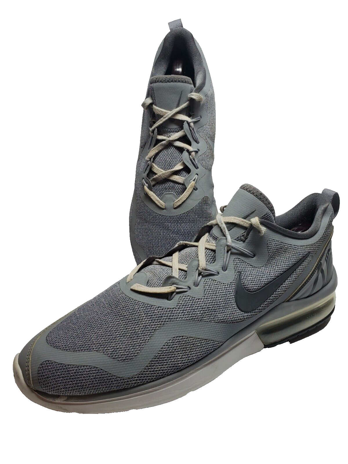 Nike Air Max Fury Running Shoes AA5739-004 Wolf Gray Stealth Men's Size 12  | eBay