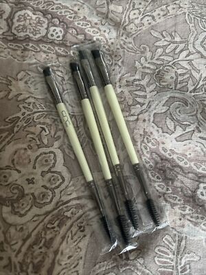 Set Of 4 CRC Lab NYC ~  DOUBLE ENDED BROW BRUSH ~ Brow Brush and Spoolie Sealed