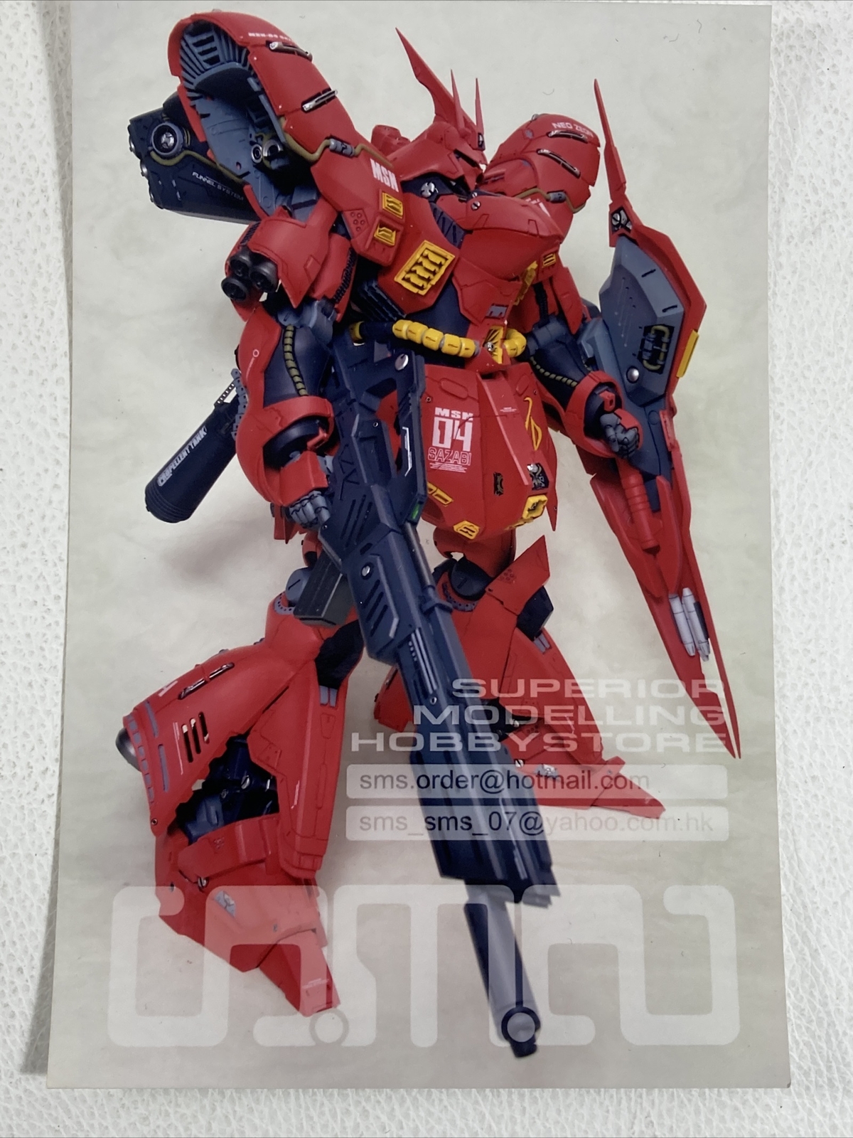Gundam MSN-04 Sazabi Ver. Patch Work Pre-Painted Model Kit