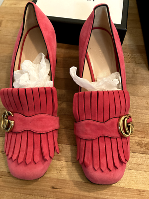 Gucci marmont suede pump new arrivals