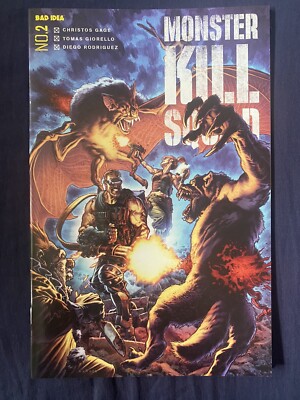 MONSTER KILL SQUAD #2 (BAD IDEA) BAGGED & BOARDED