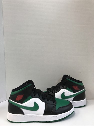Jordan 1 Mid GS Black Pine Green B-Grade 2019 Size 5Y Brand