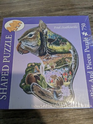 Fred Szatkowski Forest Gathering 20x27 Shaped Puzzle Bits & 750 Pieces NEW