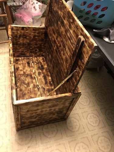solid wood toybox