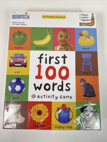 BRIARPATCH FIRST 100 WORDS ACTIVITY GAME AGES 2+ PLAY'N LEARN SYSTEM BRIARPATCH FIRST 100 WORDS ACTIVITY GAME AGES 2+ PLAY'N LEARN SYSTEM