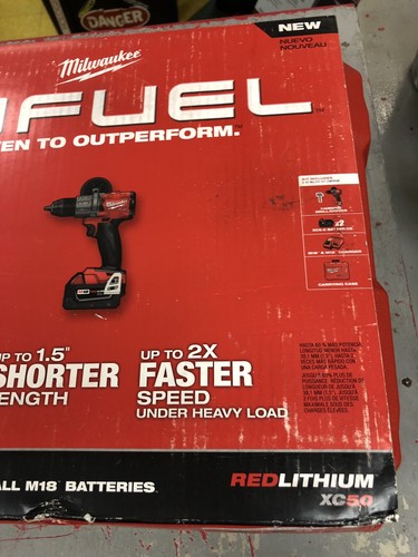 Milwaukee 2804-22 M18 1/2” Brushless Hammer Drill/Driver Kit (17673-3EJ)