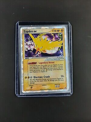 Pokemon TCG - Zapdos ex - FireRed & LeafGreen 116/112 Secret Rare Pokemon Card