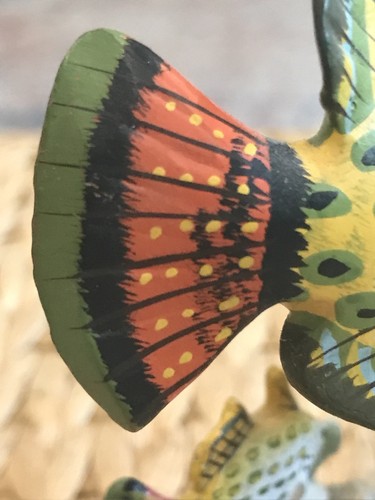 Land & Sea Collectible File Fish Tropical on Coral Base Statue w/Tag