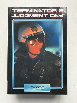 Neca Terminator 2 Judgement Day Motorcycle Cop Figure T-1000 New In Box
