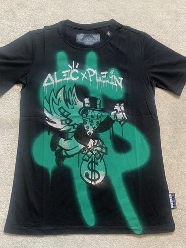 関税 送料無料 【PHILIPP PLEIN】 ★Tシャツ★ Philipp Plein T-Shirt - Black - Men | FADCMTK7349PJY002N02