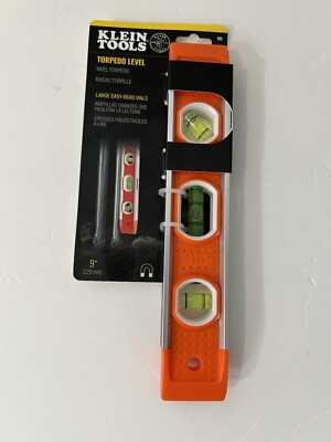 Klein Tools 935 Torpedo 9 Inch 3 Vial Level