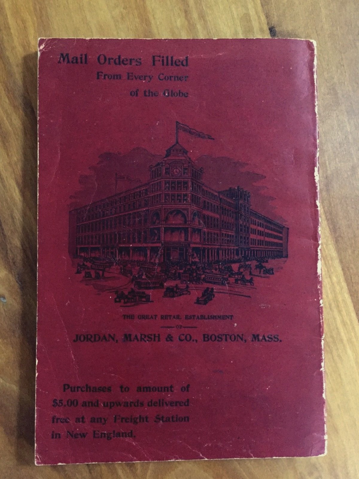 Vintage Jordan Marsh CATALOG - Fall/Winter 1895-1896